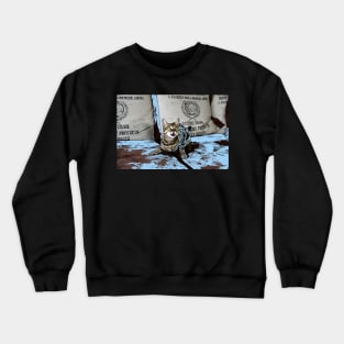 Savannah Cat / Swiss Artwork Photography Crewneck Sweatshirt